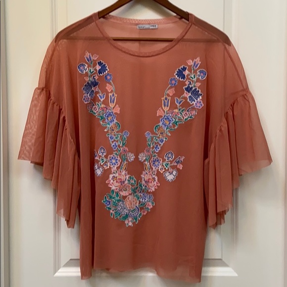 Zara Tops - Zara Sheer Top